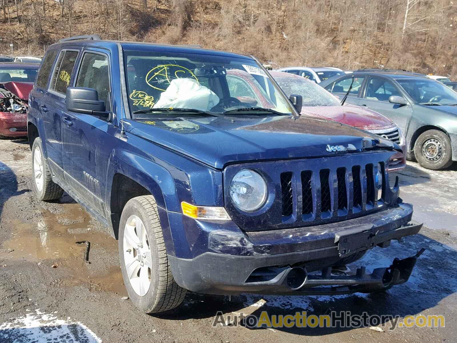 2012 JEEP PATRIOT LATITUDE, 1C4NJRFB8CD659294