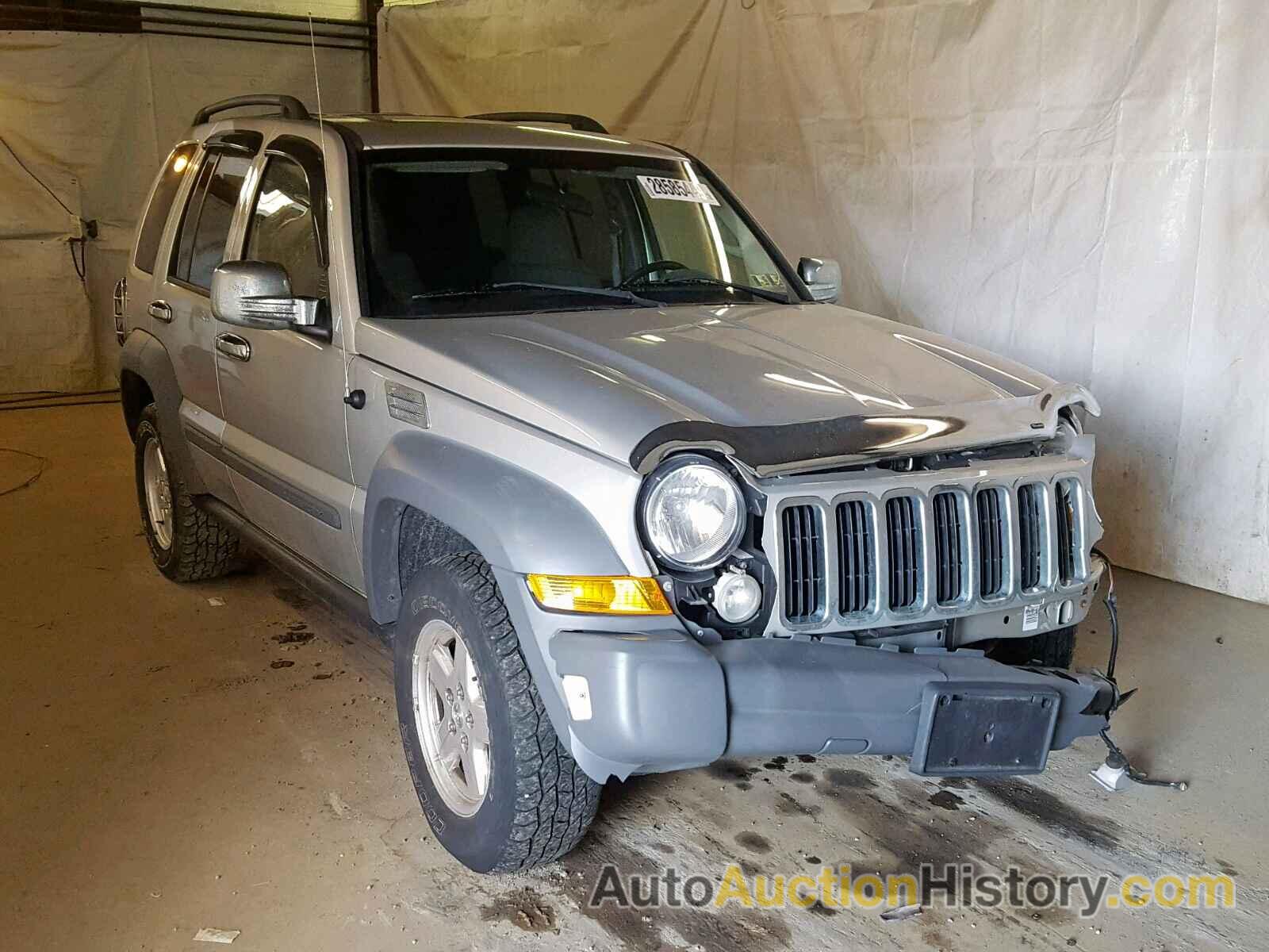 2005 JEEP LIBERTY SPORT, 1J8GL48K05W706420