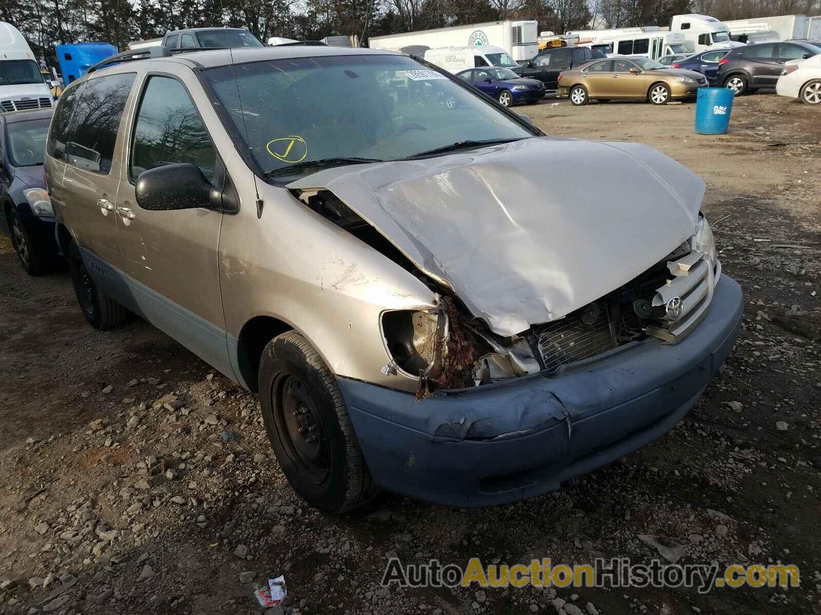 2003 TOYOTA SIENNA CE CE, 4T3ZF19CX3U525866