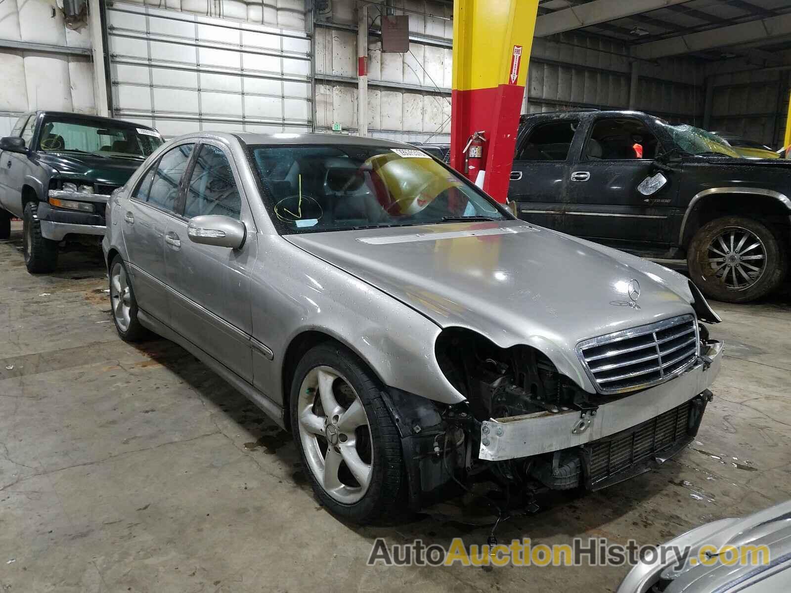 2005 MERCEDES-BENZ C 230K SPO 230K SPORT SEDAN, WDBRF40J15F618632