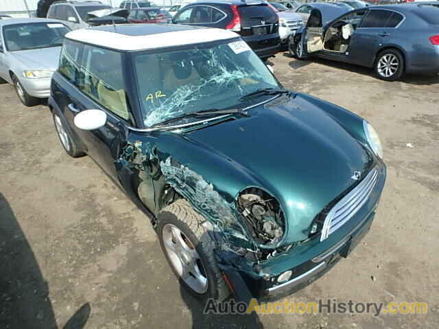 2002 MINI COOPER, WMWRC33462TE12620