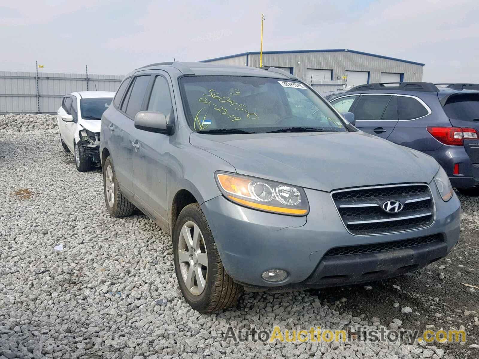 2008 HYUNDAI SANTA FE SE, 5NMSH73E18H185656