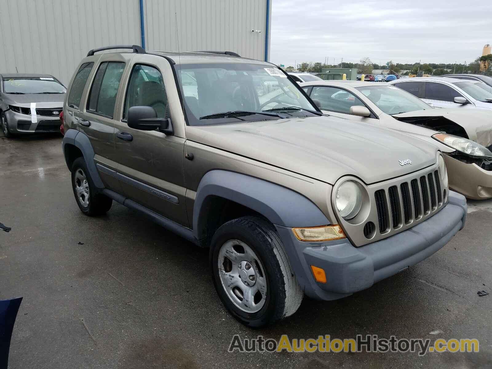 2005 JEEP LIBERTY SP SPORT, 1J4GK48K05W515231