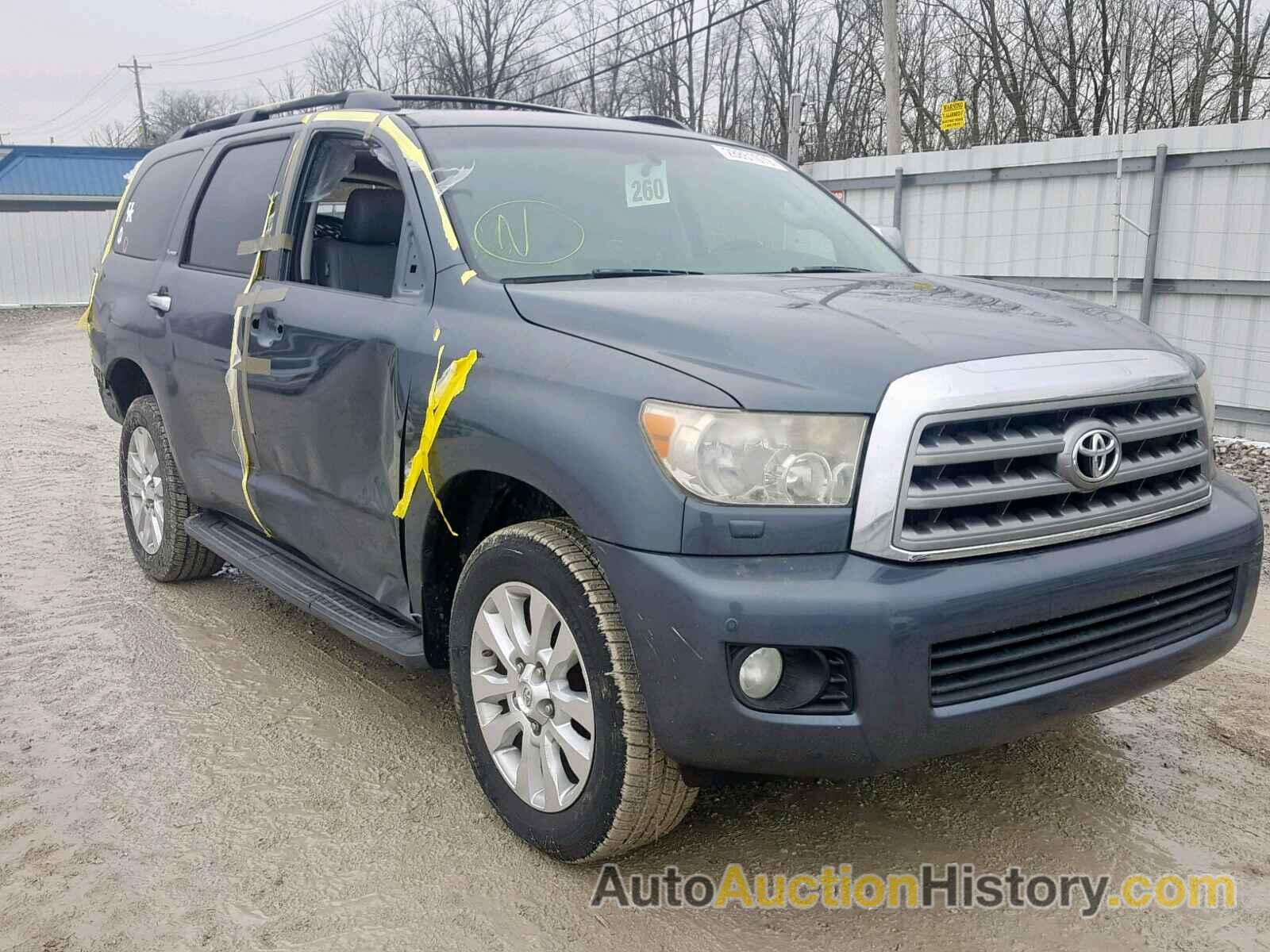 2008 TOYOTA SEQUOIA PLATINUM, 5TDBY67A28S017460