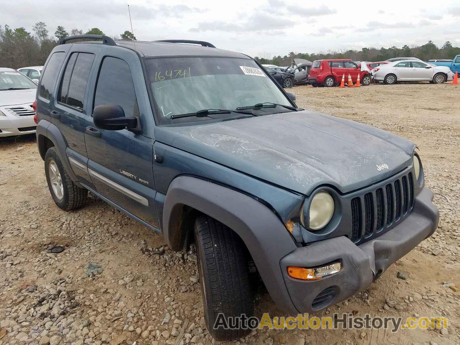 2002 JEEP LIBERTY SP SPORT, 1J4GK48K52W339661