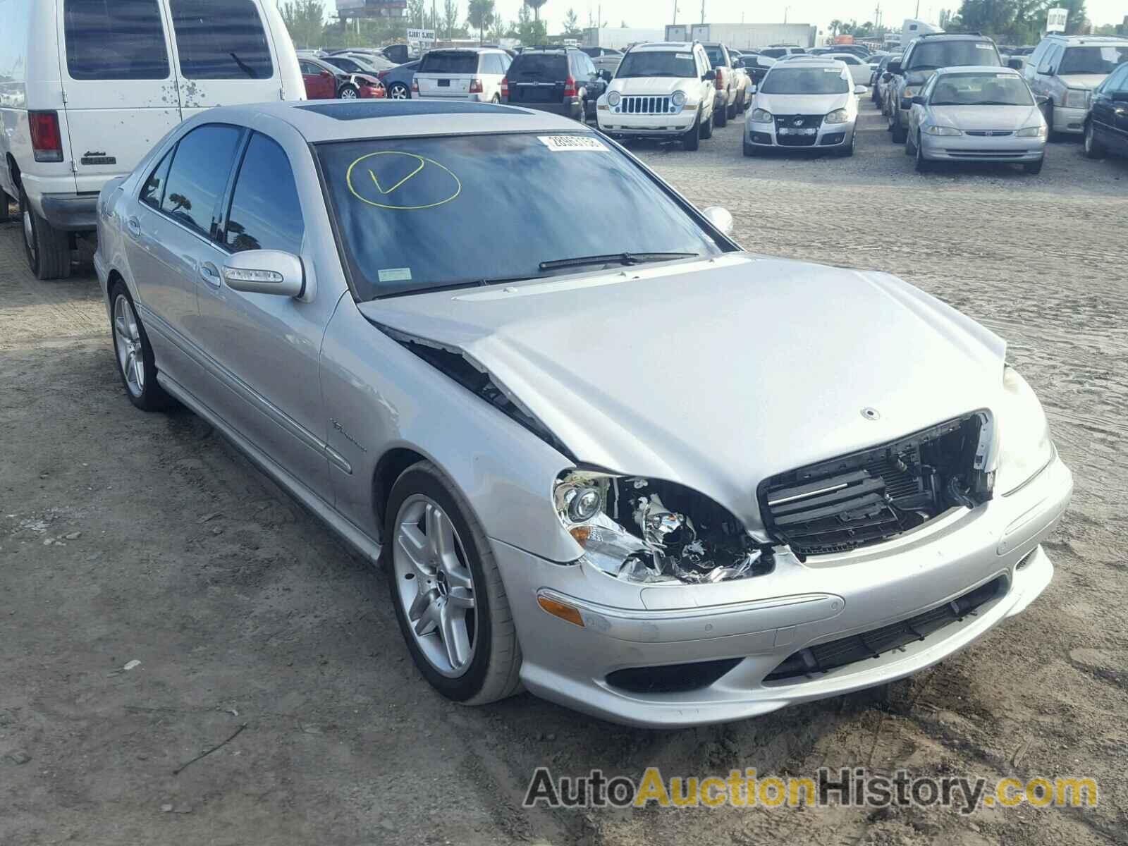 2003 MERCEDES-BENZ S 55 AMG, WDBNG74JX3A347880