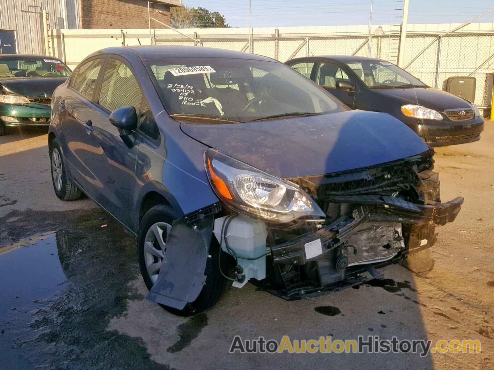 2016 KIA RIO LX LX, KNADM4A36G6650932