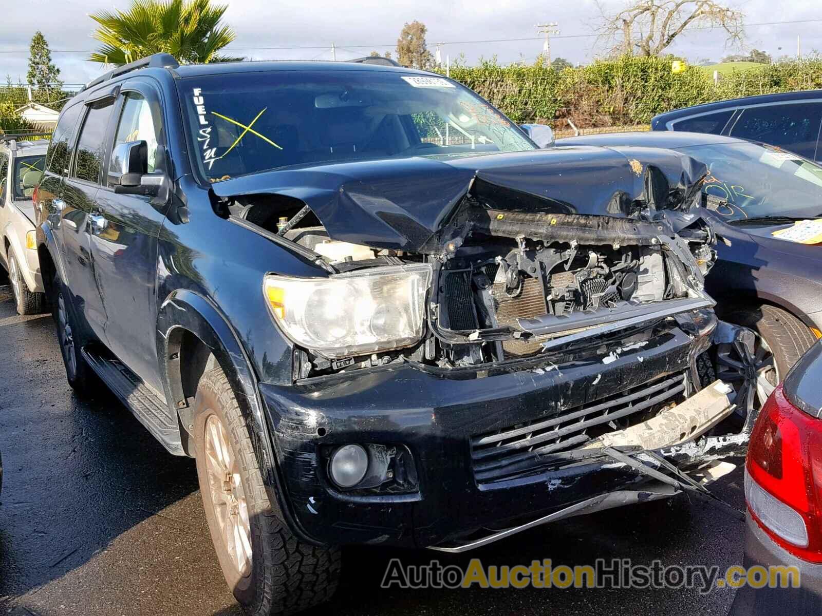 2008 TOYOTA SEQUOIA PLATINUM, 5TDBY67A98S021005