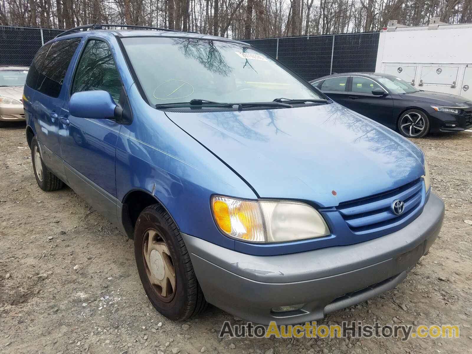 2002 TOYOTA SIENNA LE LE, 4T3ZF13C52U426671