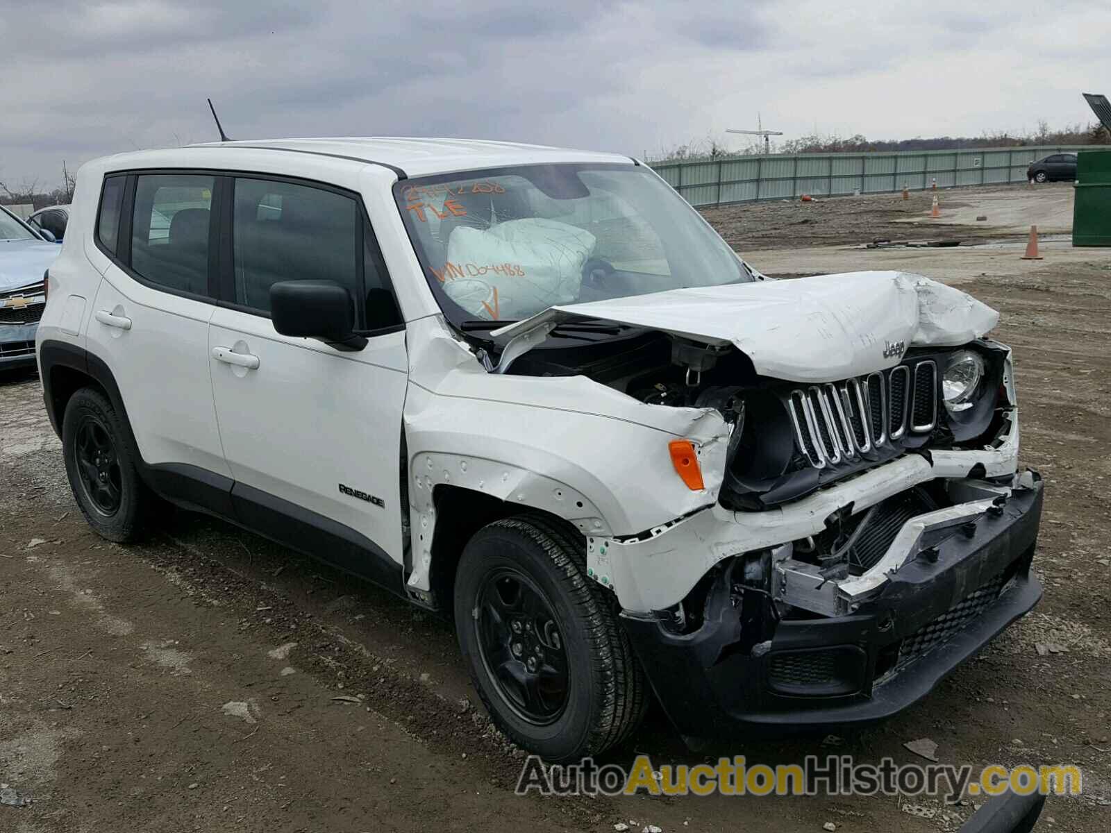 2016 JEEP RENEGADE SPORT, ZACCJAAT0GPD04488