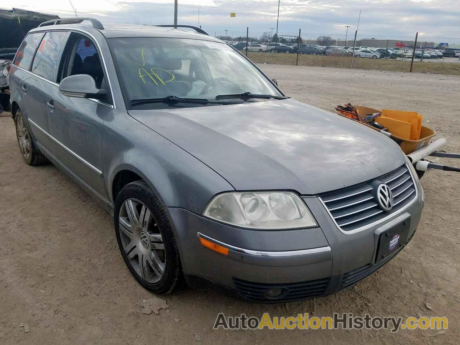 2005 VOLKSWAGEN PASSAT GLX 4MOTION, WVWYU63B35E008997