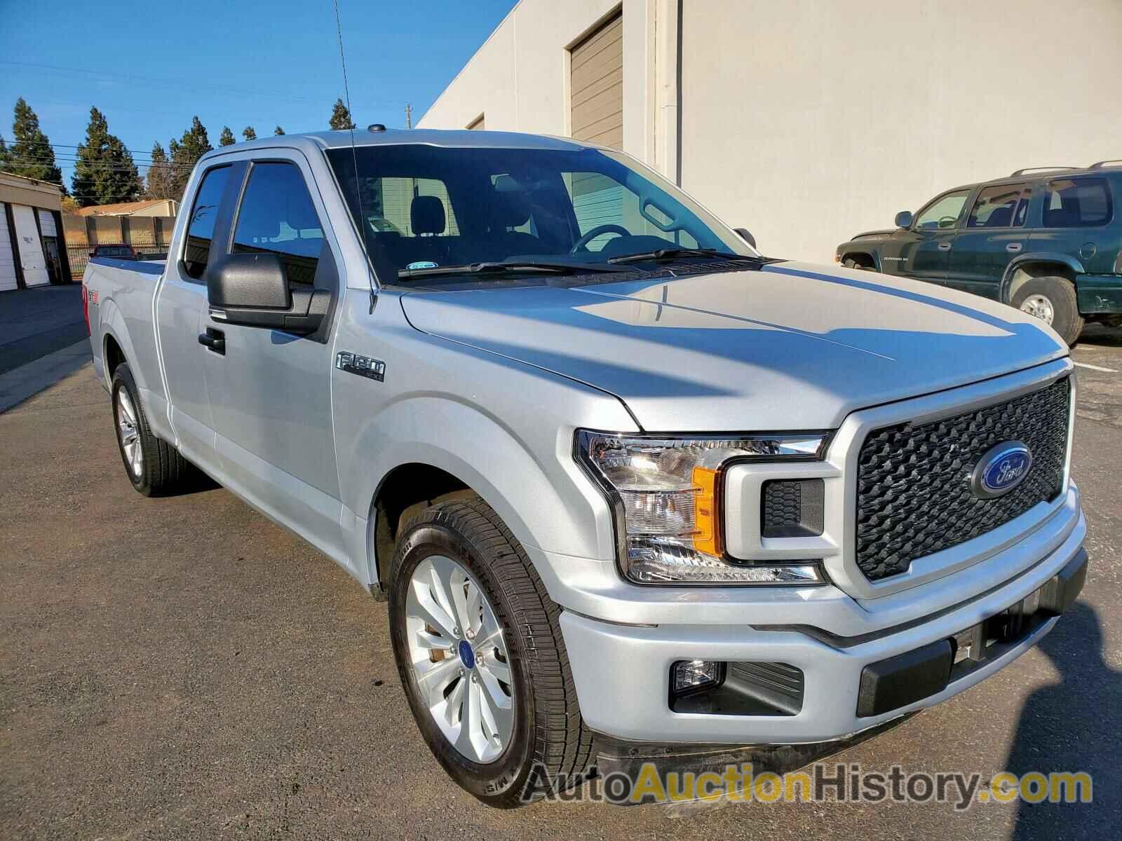 2018 FORD F150 SUPER SUPER CAB, 1FTEX1CP9JKE36075