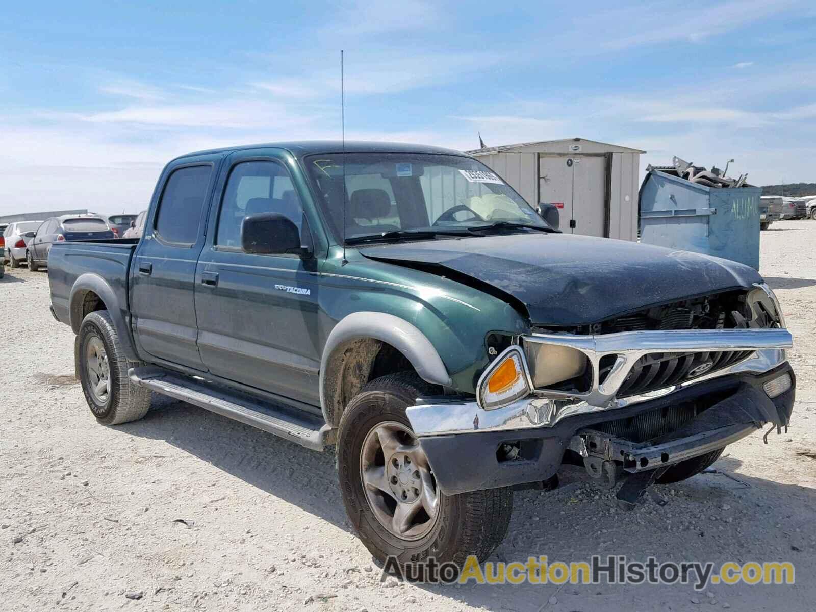 2001 TOYOTA TACOMA DOUBLE CAB PRERUNNER, 5TEGN92N01Z735771