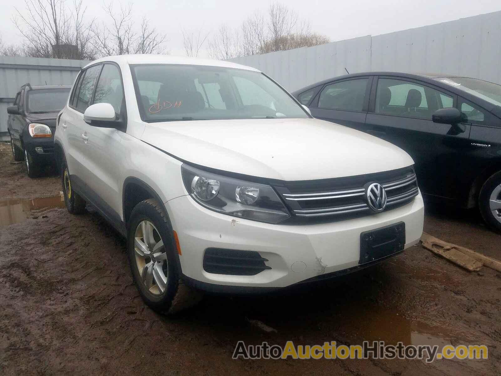 2013 VOLKSWAGEN TIGUAN S S, WVGAV7AX4DW541982