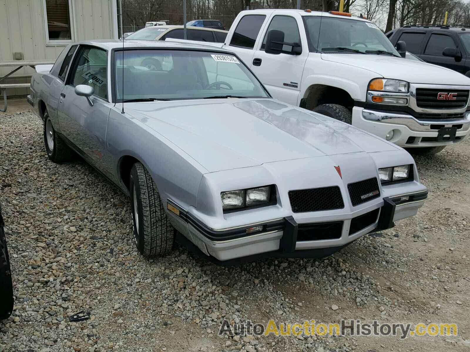 1986 PONTIAC GRAND PRIX , 2G2GJ37H6G2241860