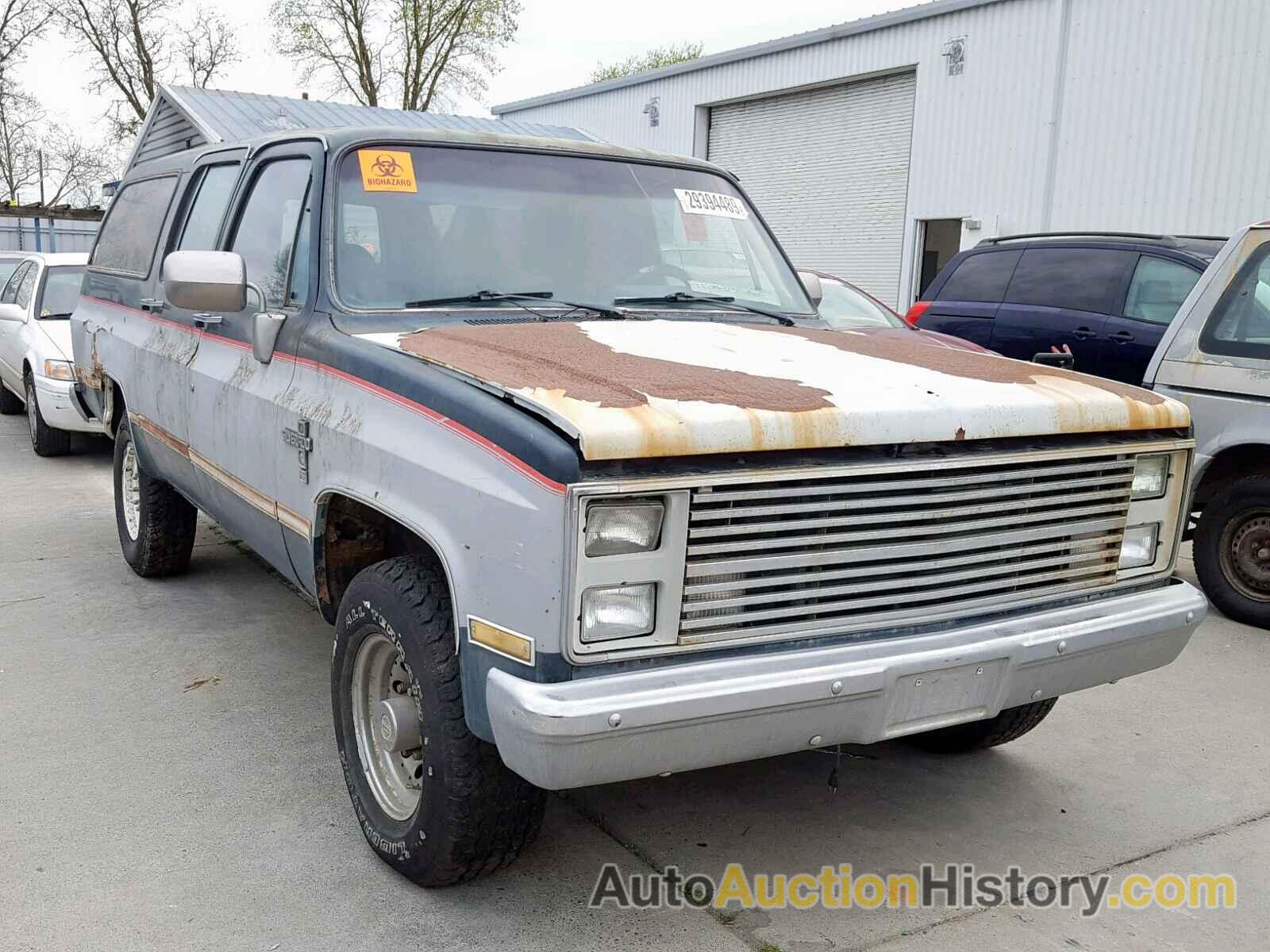 1985 CHEVROLET SUBURBAN C2, 1G8GC26J2FF201058