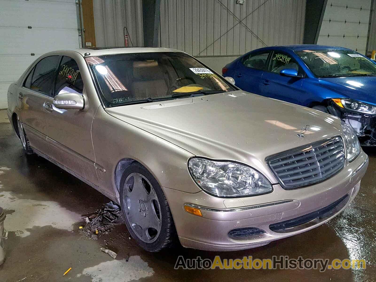 2003 MERCEDES-BENZ S 600, WDBNG76J33A322302