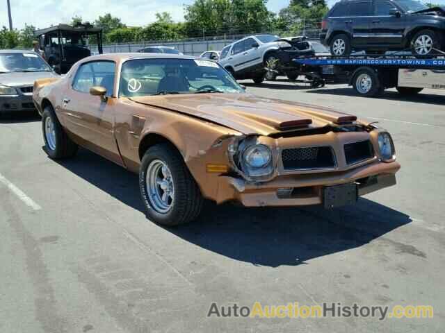 1976 PONTIAC FIREBIRD, 2S87M6N53898