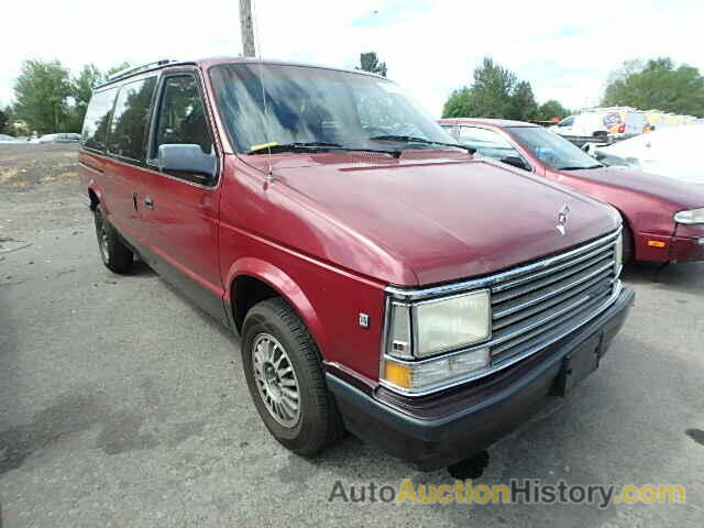 1989 PLYMOUTH GRAND VOYA, 1P4FH5436KX630485