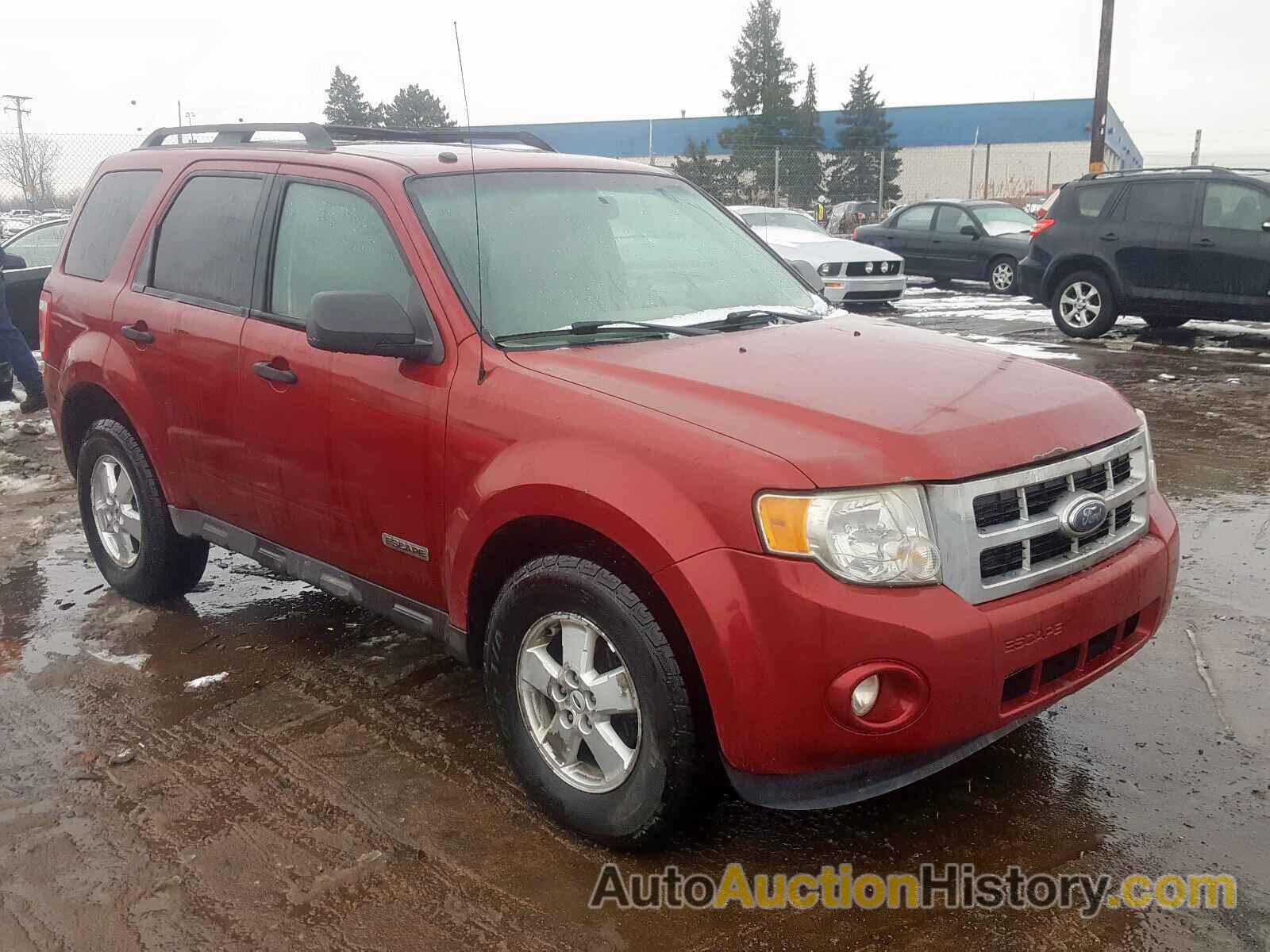 2008 FORD ESCAPE XLT XLT, 1FMCU03Z58KB42755