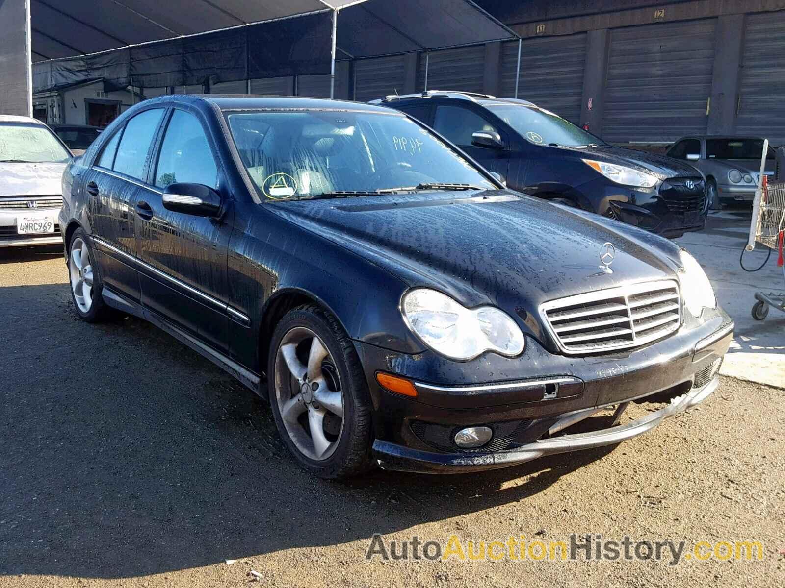 2006 MERCEDES-BENZ C GENERATION 2006 230, WDBRF52H26A885986