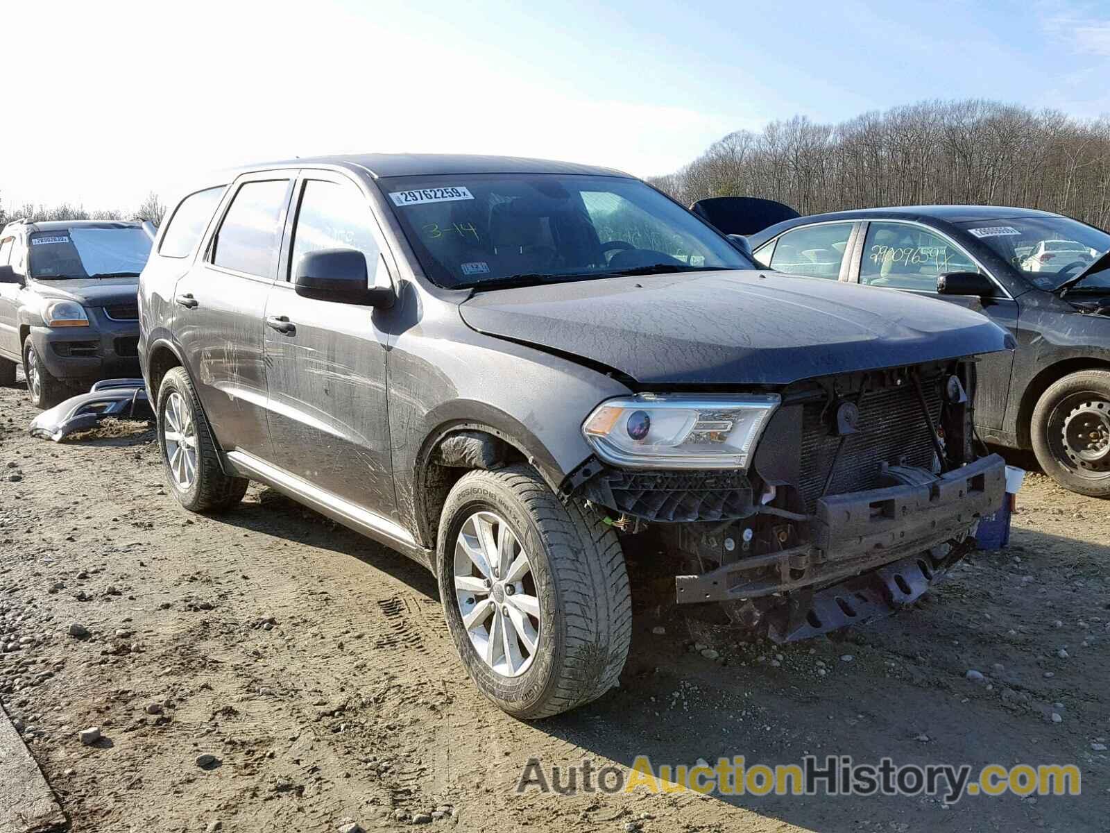 2014 DODGE DURANGO SXT, 1C4RDJAG6EC381551