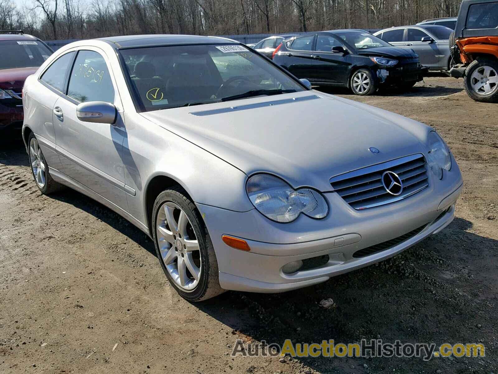 2003 MERCEDES-BENZ C 230K SPORT COUPE, WDBRN40J53A434596