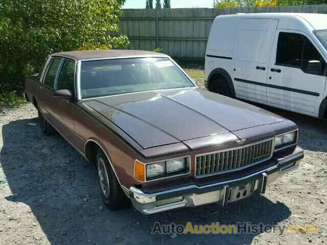 1986 CHEVROLET CAPRICE CL, 1G1BN69H3GY179970