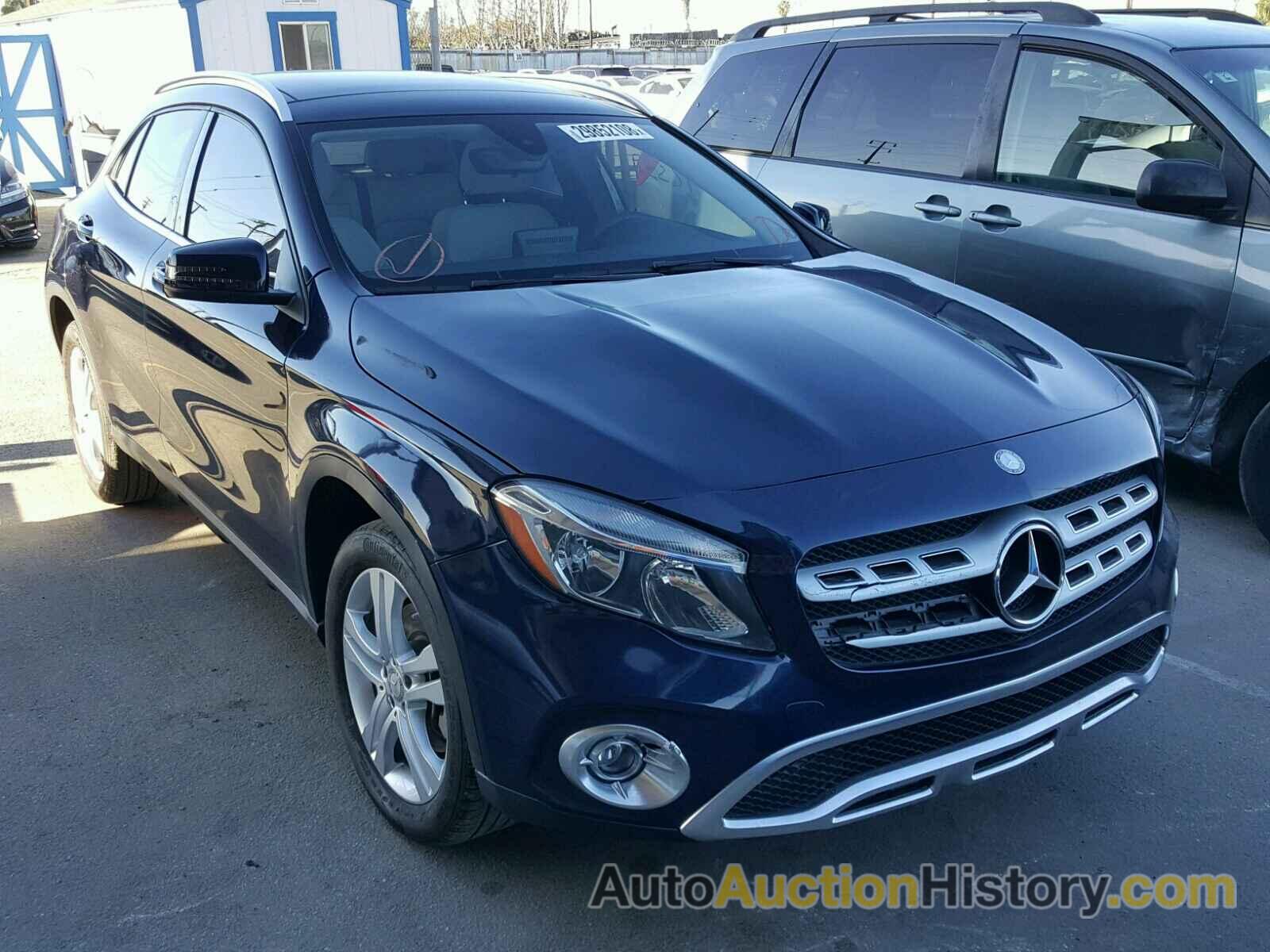 2018 MERCEDES-BENZ GLA 250, WDCTG4EB8JJ368300