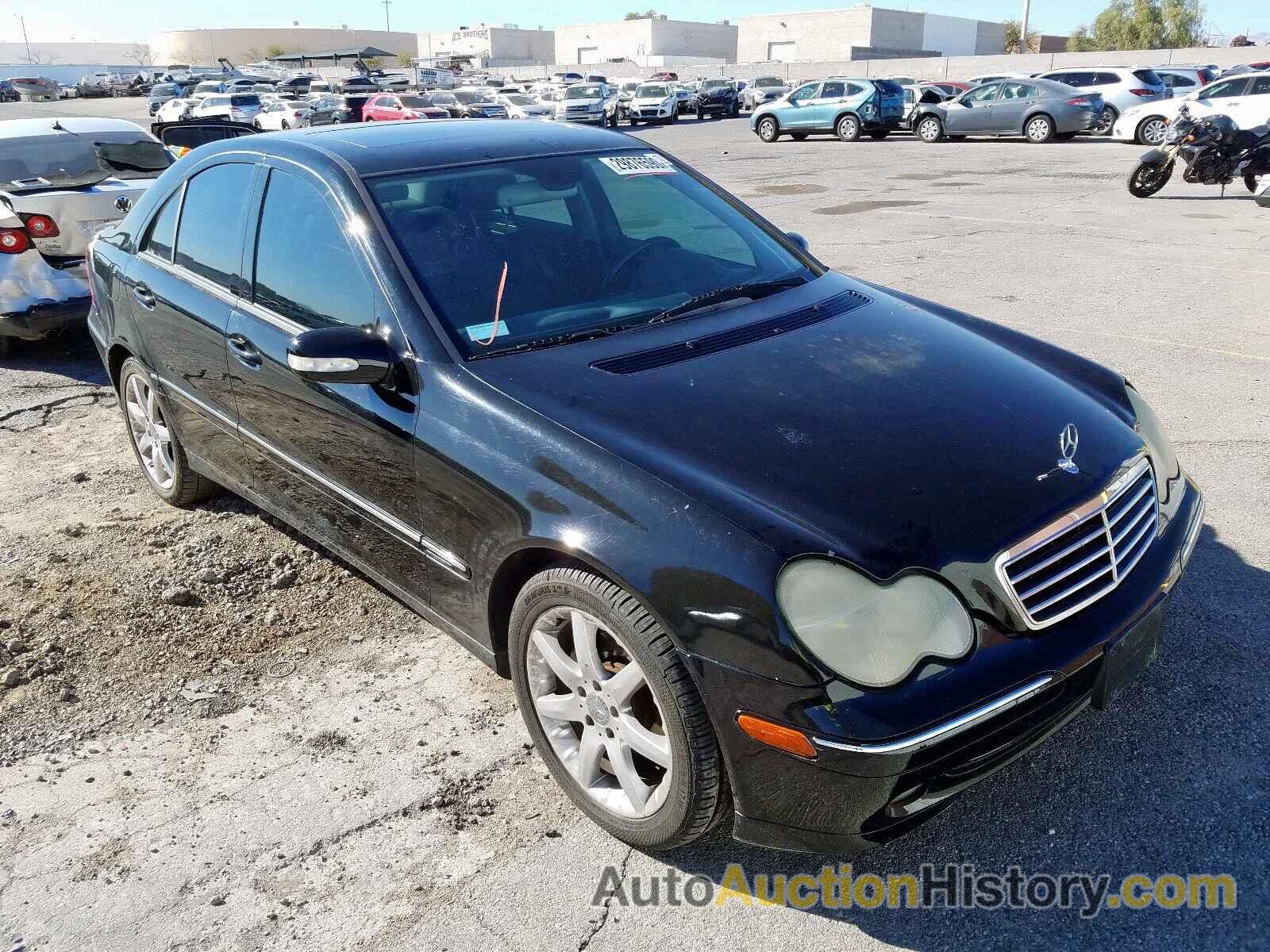 2003 MERCEDES-BENZ C 230K SPO 230K SPORT SEDAN, WDBRF40J93A523584