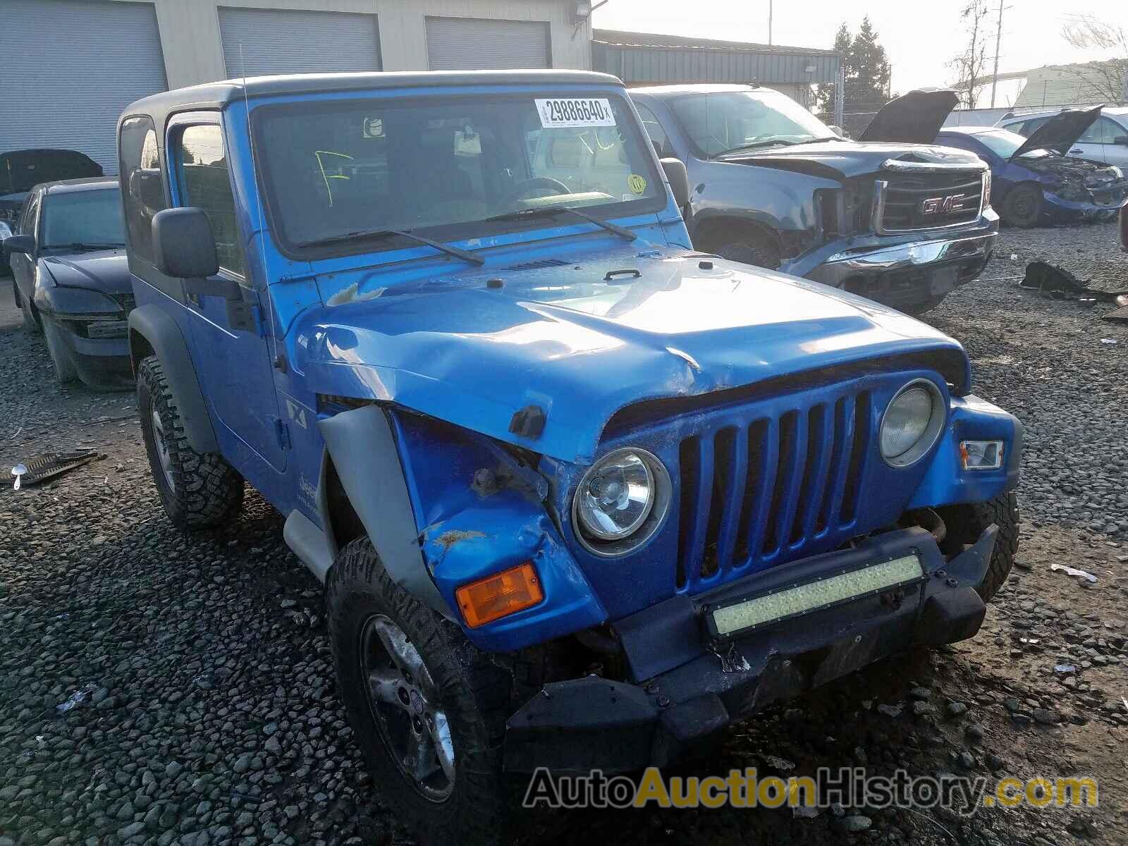 2003 JEEP WRANGLER C COMMANDO, 1J4FA39S33P335868