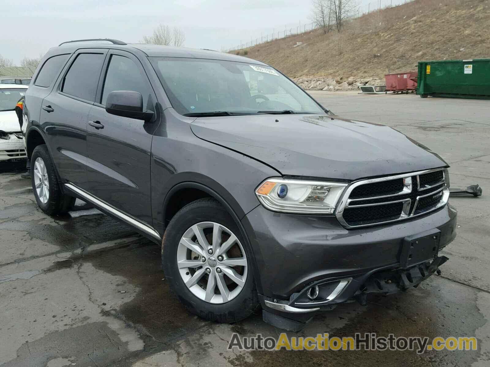 2014 DODGE DURANGO SXT, 1C4RDJAG5EC349531