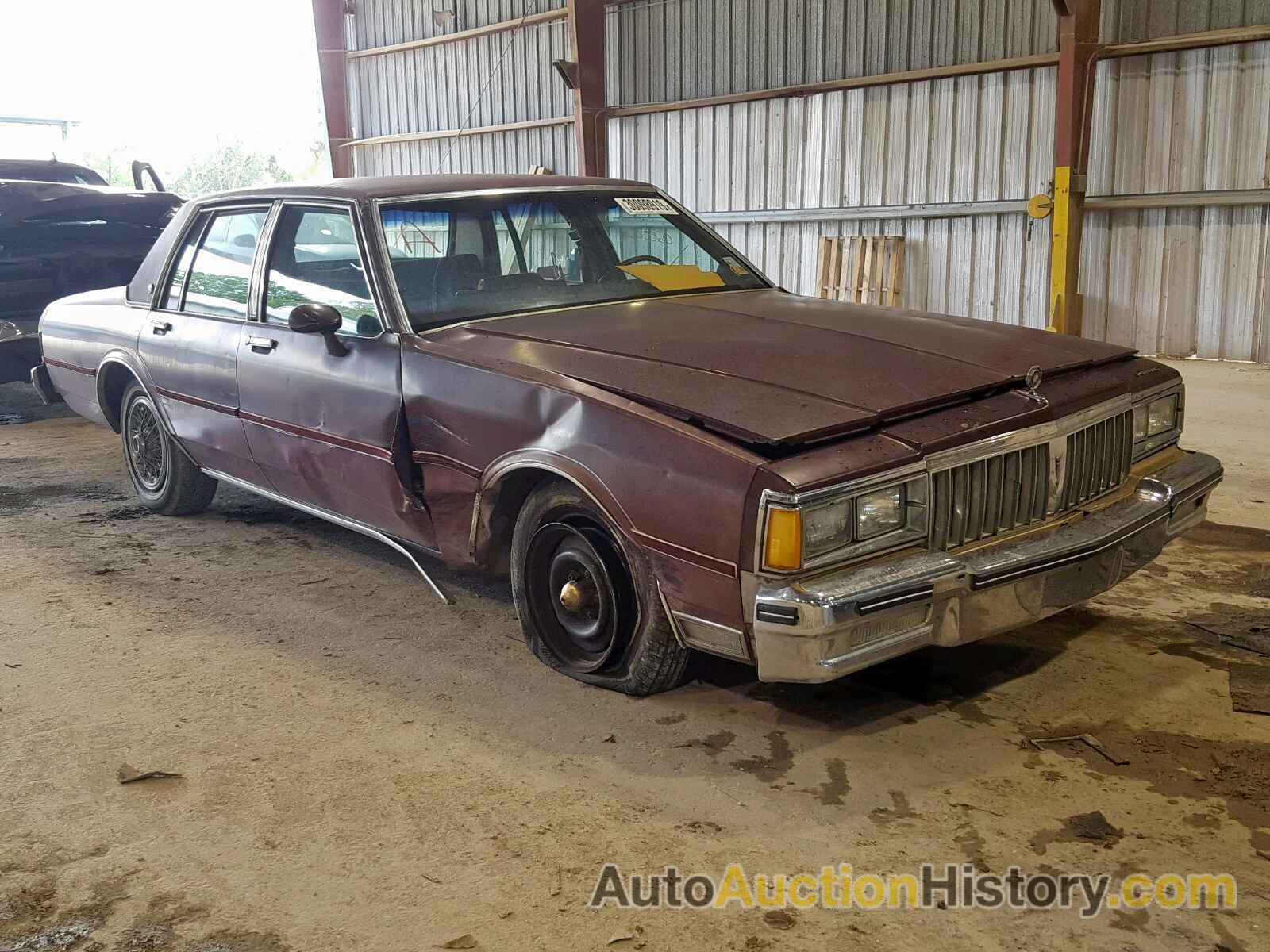 1984 PONTIAC PARISIENNE BROUGHAM, 2G2AT69H2E9706525