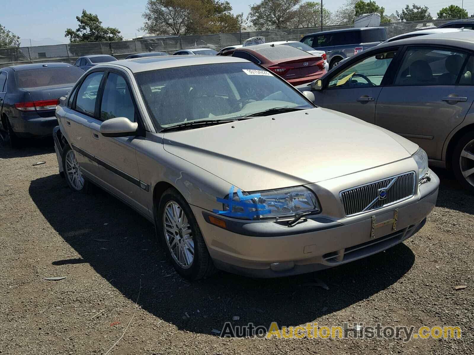 2002 VOLVO S80 T6 TURBO, YV1TS91D321242804