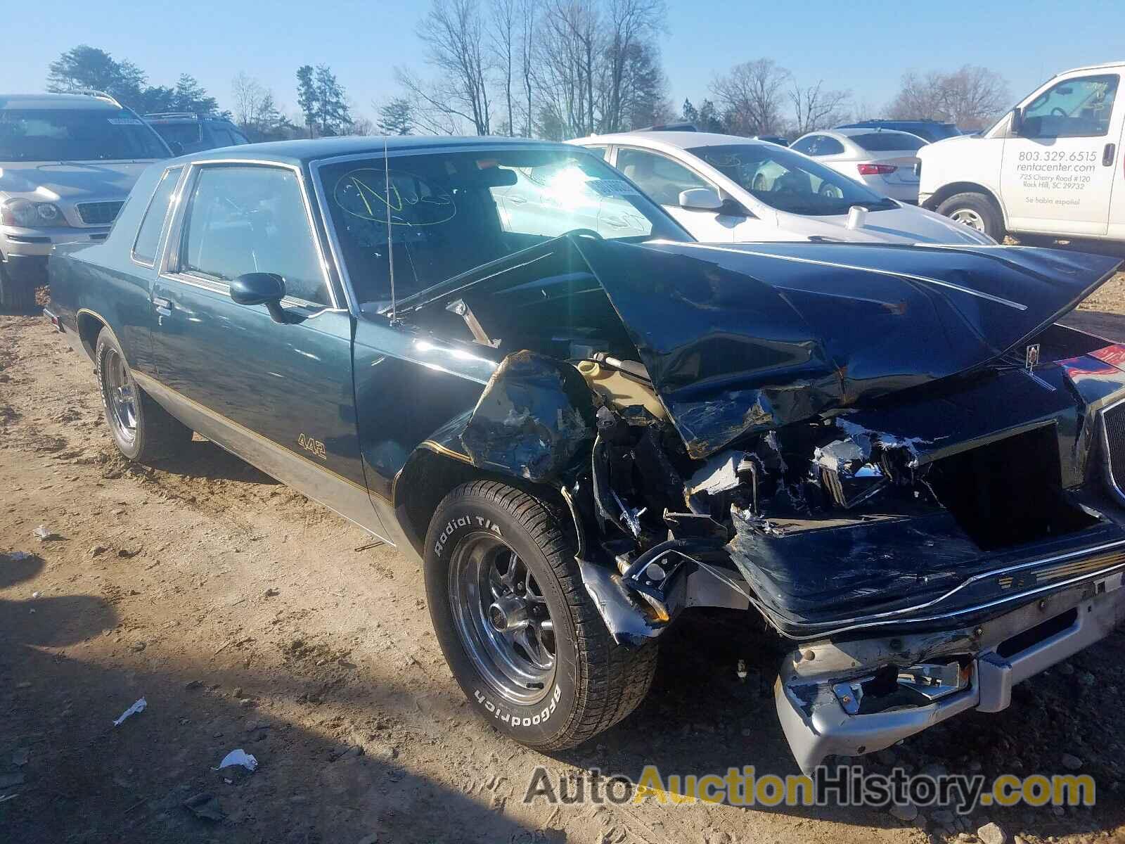 1986 OLDSMOBILE CUTLASS 442, 1G3GK4792GP372395