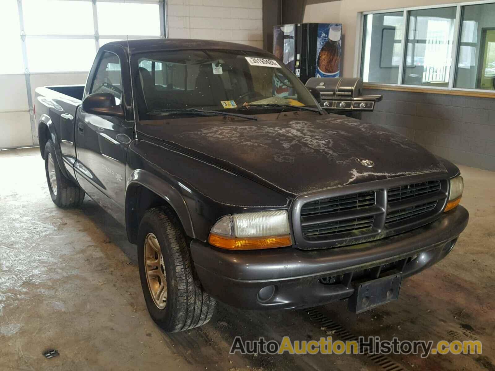 2002 DODGE DAKOTA BASE, 1B7FL16X22S720404