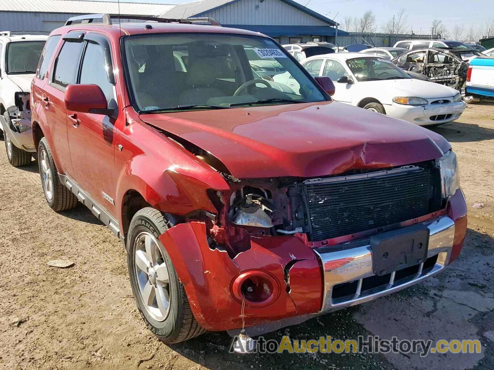 2008 FORD ESCAPE LIMITED, 1FMCU94118KC40310