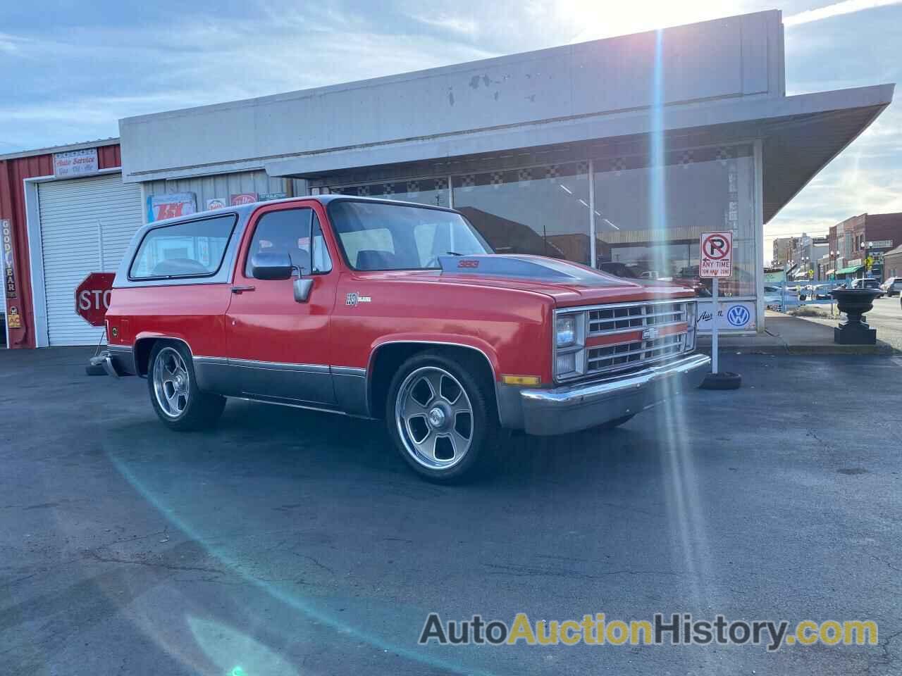 1982 CHEVROLET BLAZER C10, 1G8DC18H5CF113818