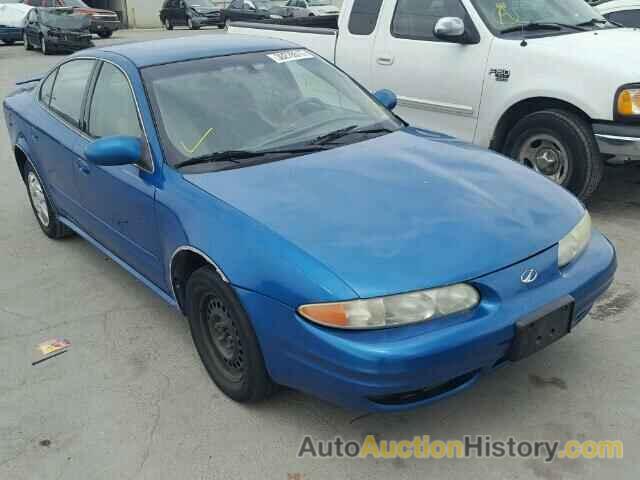 2000 OLDSMOBILE ALERO GL, 1G3NL52T8YC320551