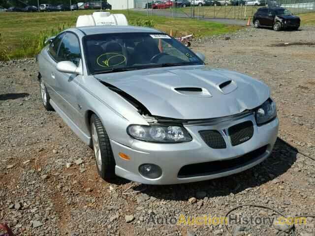 2006 PONTIAC GTO, 6G2VX12U46L566541