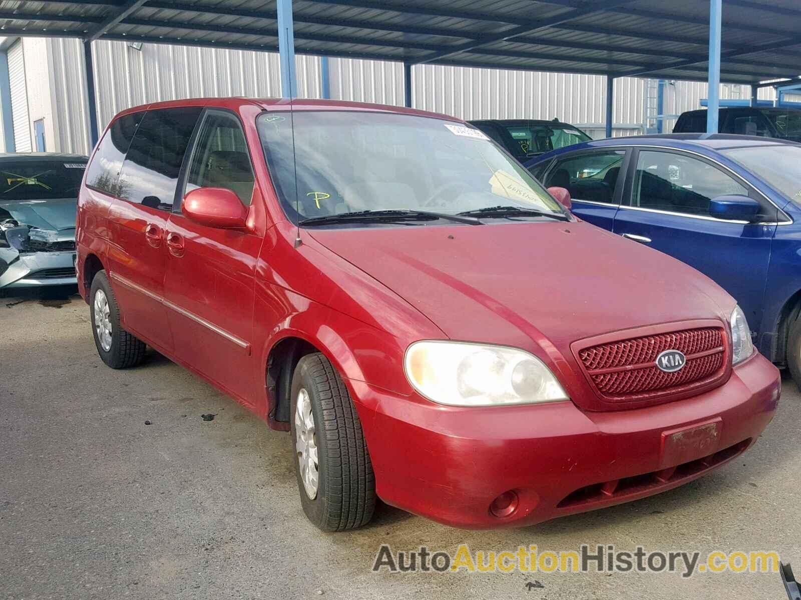 2004 KIA SEDONA EX, KNDUP131746574895