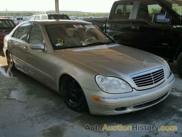 2000 MERCEDES-BENZ S430, WDBNG70J8YA022853