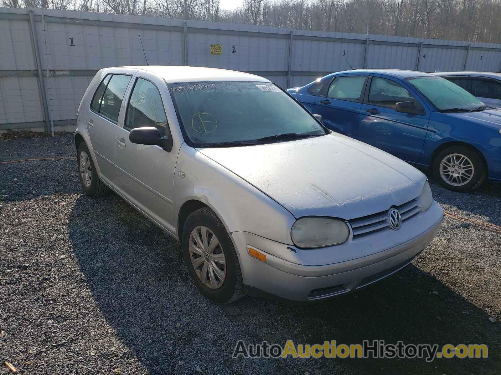 2002 VOLKSWAGEN GOLF GLS, 9BWGK61J024010063