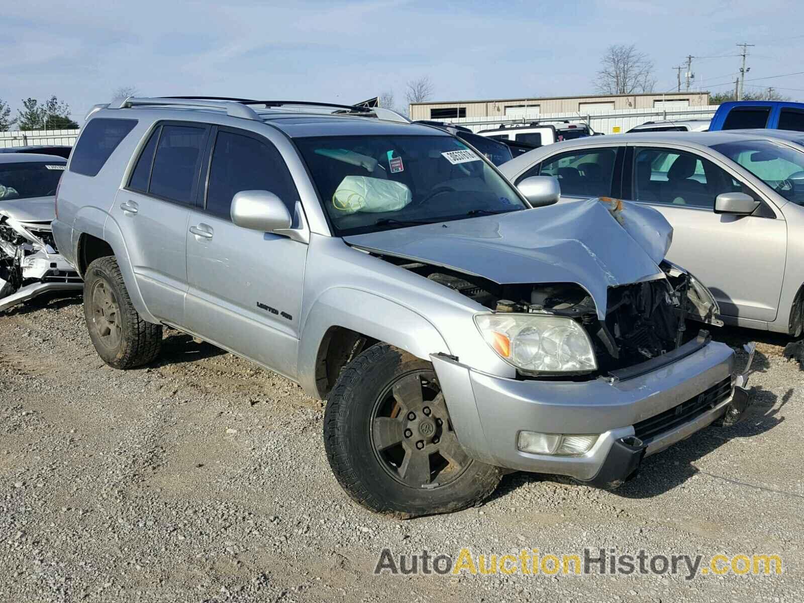 2003 TOYOTA 4RUNNER LIMITED, JTEBT17R738006714