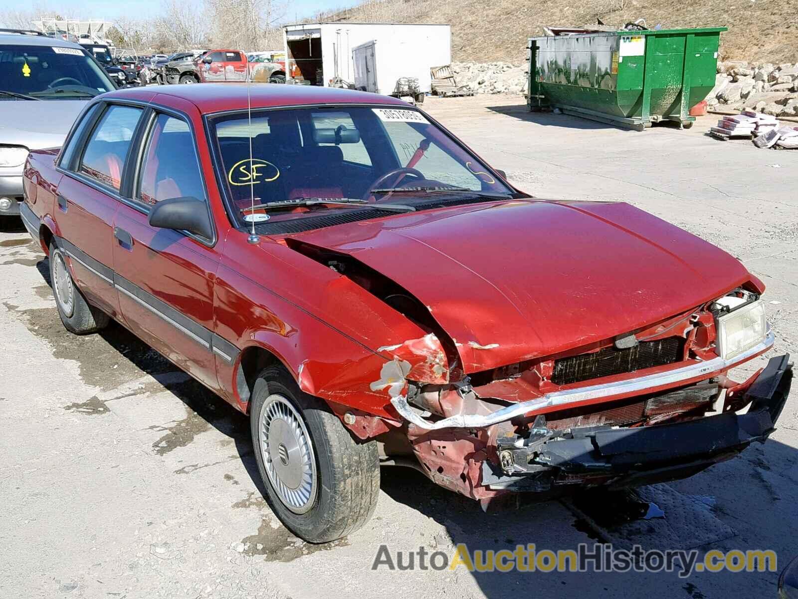 1990 MERCURY TOPAZ GS, 1MEPM36X6LK651634