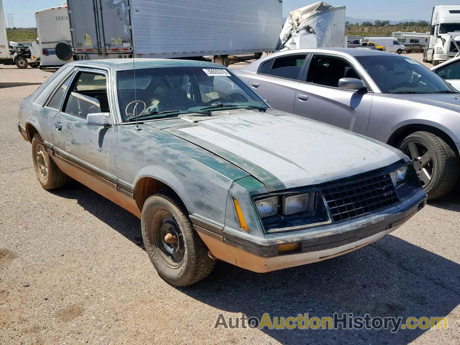 1981 FORD MUSTANG GHIA, 1FABP13A1BF194977