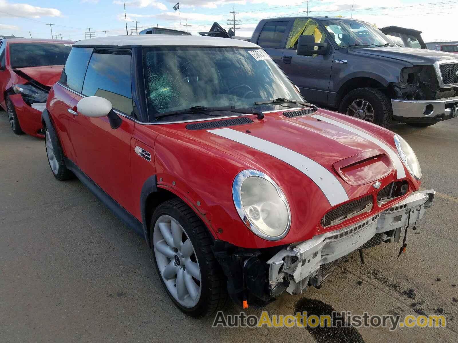 2004 MINI COOPER S, WMWRE33494TD88665