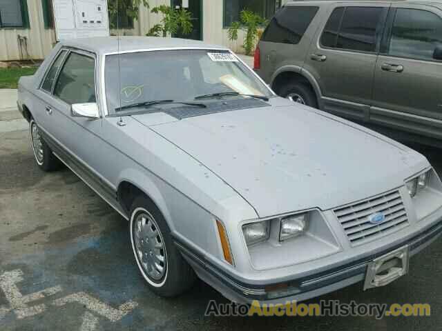 1984 FORD MUSTANG L, 1FABP26A1EF195164