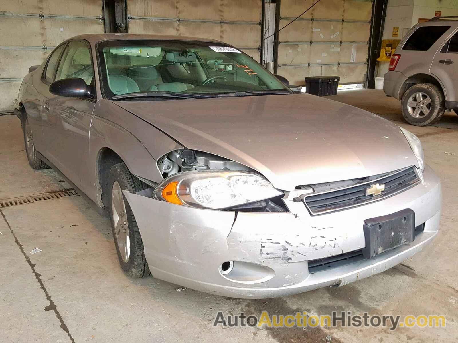 2006 CHEVROLET MONTE CARLO LT, 2G1WK151569300152