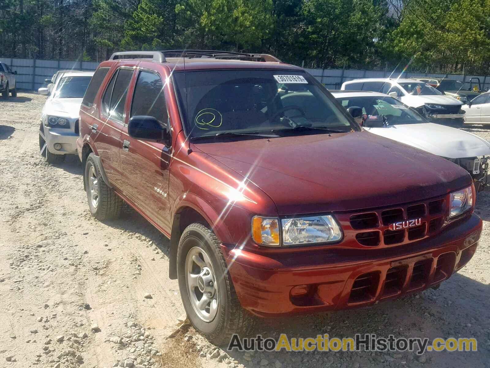 2002 ISUZU RODEO S, 4S2CK58W724315472